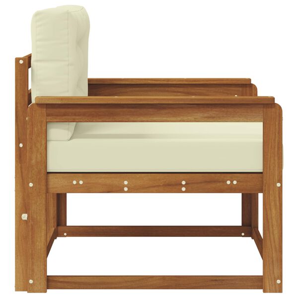 vidaXL V&auml;ljas Keskmine Diivan Tugev akatsiapuu Neutraalne