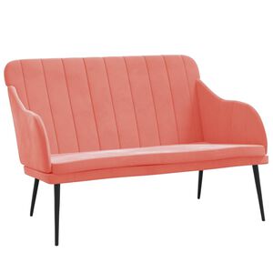 vidaXL pink, roosa, 110 x 76 x 80 cm, samet