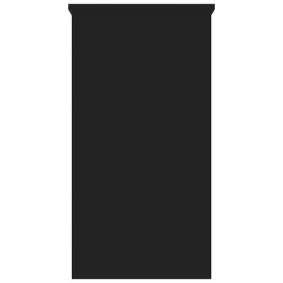 vidaXL kirjutuslaud, must, 80 x 40 x 75 cm, puitlaastplaat
