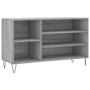 vidaXL kingakapp, hall Sonoma tamm, 102x36x60 cm, tehispuit