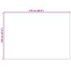 vidaXL Alavaibad Ristk&uuml;lik AGIRA Neutraalne 170 x 120 cm Pol&uuml;ester
