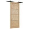vidaXL Libisev uks ORKDAL Naturaalne 86 x 211 cm Toekas m&auml;nnipuit