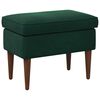 vidaXL Jala ottoman Tumeroheline 55 x 35 x 41 cm Samet