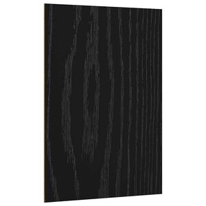 vidaXL Dekor Paneelid 12 tk Must tamm 21 x 30 x 0,27 cm Tehispuit
