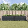 vidaXL Taimekast Antratsiit 195 x 100 x 45 cm Tsinkteras