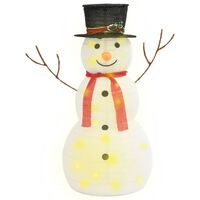 vidaXL dekoratiivne lumememme kuju, LED, luksuslik kangas, 90 cm
