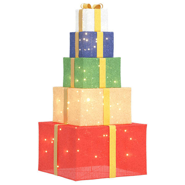 vidaXL Jõulukaunistus kingituse kast 250 LEDi soe valge