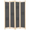 vidaXL 4 paneeliga sirm, hall, 160 x 170 x 4 cm, kangas