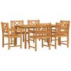 vidaXL Aia s&ouml;&ouml;gilaudade komplekt 7 pcs Pruun Tugev akatsiapuu