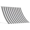vidaXL Varikatus Anthracite ja valge 300 x 150 cm