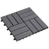 vidaXL Terrassiplaat 20 tk Hall 30 x 30 cm Akaatsia puit