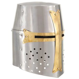 vidaXL keskaegse ristir&uuml;&uuml;tli kiiver, j&auml;ljend, LARP, h&otilde;bedane, teras