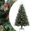 vidaXL j&otilde;ulukuusk m&auml;nnik&auml;bidega, roheline, 150 cm, PVC&PE