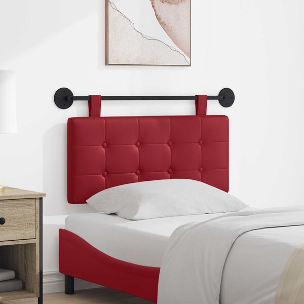 vidaXL Rippuv Peatoe Veinpunane 100 x 55 x 5 cm Kunstnahk