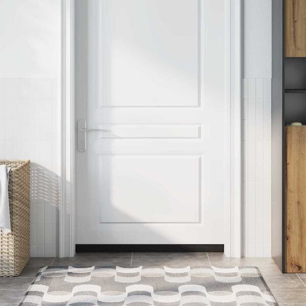 vidaXL Kruvitavad uksel&ouml;&ouml;kide tihendid 2 pcs Must 100 cm