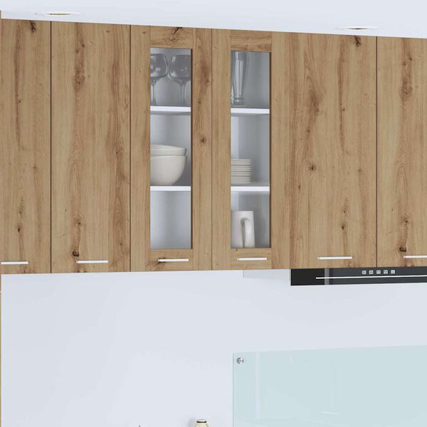 vidaXL Seinakapp uksega Riga K&auml;sit&ouml;&ouml;puu 60 x 31 x 80 cm Tehispuit