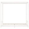 vidaXL lastevoodi raam, valge, 90 x 200 cm, m&auml;nnipuit