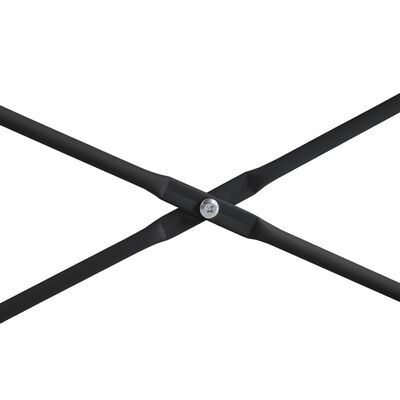 vidaXL arvutilaud, must ja tamm, 110 x 72 x 70 cm, puitlaastplaat