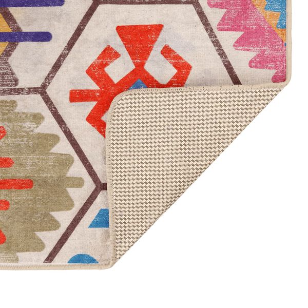 vidaXL vaip, pestav, mitmev&auml;rviline, 120 x 180 cm