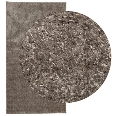 vidaXL vaip "ISTAN", kõrge narmaga, läikiv välimus, hall, 80x150 cm