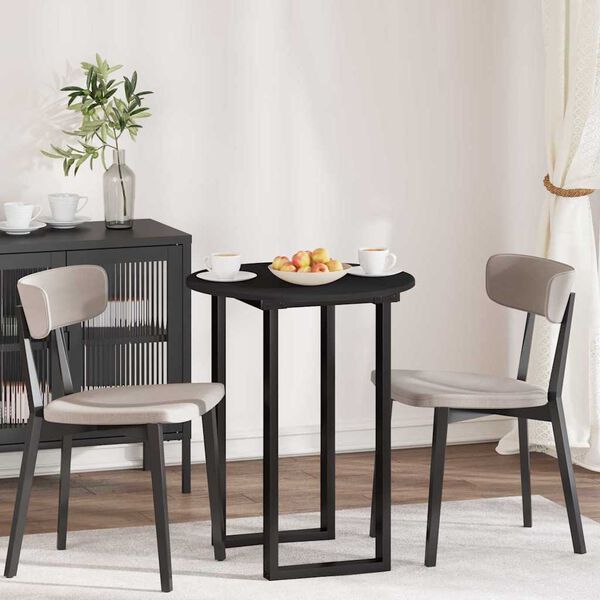 vidaXL Lauda peal Must 60 x 60 x 1,5 cm Tehispuit