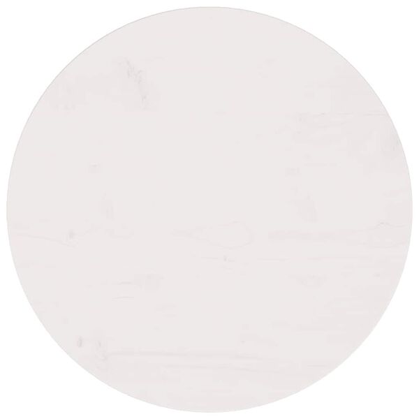 vidaXL lauaplaat, valge &Oslash;50 x 2,5 cm, m&auml;nnipuit