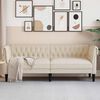 vidaXL Chesterfieldi diivan 3-kohaline, lina