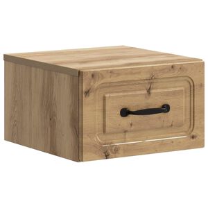 vidaXL Seinale kinnitatav &ouml;&ouml;tis Artisan tamm 34,5 x 33 x 20 cm