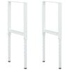 vidaXL reguleeritavad t&ouml;&ouml;pingi raamid 2 tk metall 55x(69&ndash;95,5) cm hall