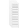 vidaXL Kapiuksed Louvred Design 4 tk Valge 99x29,5 cm