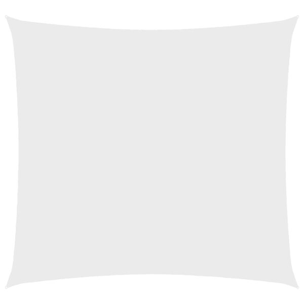 vidaXL oxford-kangast päikesepuri, kandiline, 3,6 x 3,6 m, valge