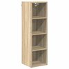 vidaXL Seinakapp Sonoma tamm 30 x 29,5 x 100 cm Tehispuit