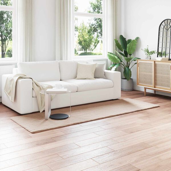 vidaXL Kunstlik K&uuml;&uuml;liku Karv Mat Olite Pruunikashall 80 x 250 cm