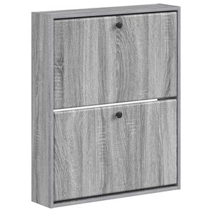vidaXL Seinale kinnitatav jalan&otilde;ude kapp BREDA 71 x 17 x 86 cm