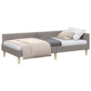 vidaXL Nurgavoodi raam Pruunikashall 80 x 200 cm kangas