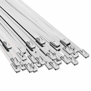 vidaXL Kaabli sidumine 250 tk 4,6 x 600 mm H&otilde;bedane