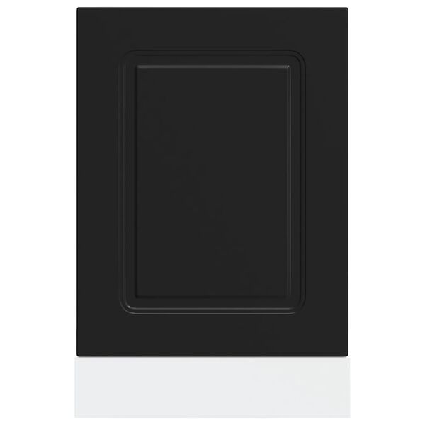 vidaXL n&otilde;udepesumasina paneel, Kalmar, must, 45x1,5x67 cm, tehispuit