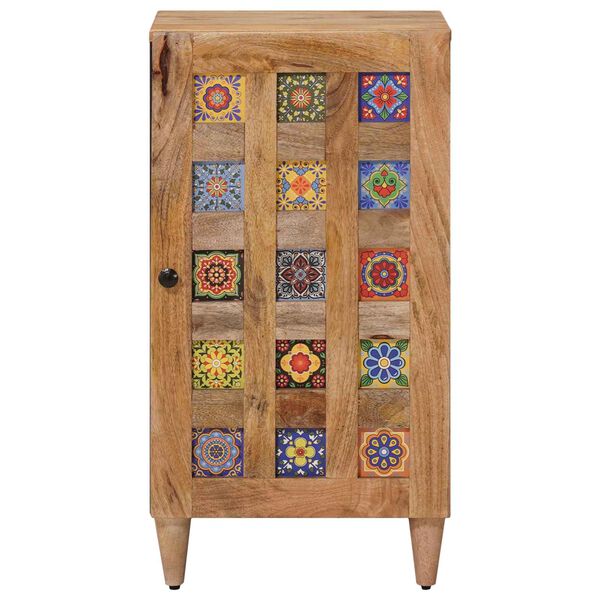 vidaXL K&otilde;ide uksega Neutraalne 40 x 33,5 x 75 cm Tugev mango puu