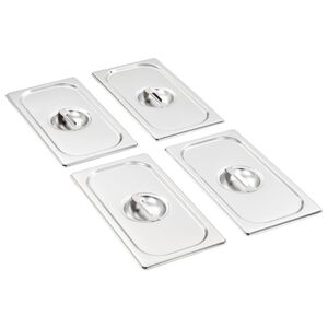 Kaaned GN 1/3 pannile, 4 tk, roostevaba teras