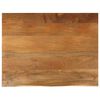vidaXL lauaplaat, naturaalse servaga, 110 x 80 x 3,8 cm, mangopuit