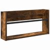 vidaXL Ajakirja riiul Suitsetatud tamm 60 x 12 x 30 cm Tehispuit