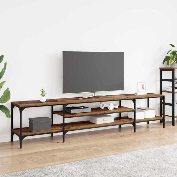 vidaXL Telerikapp Vana puit 201 x 35 x 45 cm