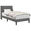 vidaXL Voodi raam peaga Tumehall 100 x 203 cm Samet