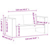 vidaXL 2-osaline aiamööbli komplekt, vahapruun, männipuit