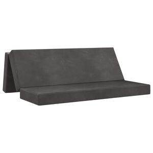 vidaXL Kokkupandav diivanvoodi 200 x 67 x 45 cm Tumehall