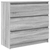 vidaXL puhvetkapp, hall Sonoma tamm, 80x35x76 cm, tehispuit