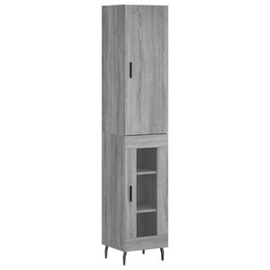 vidaXL k&otilde;rge kapp, hall Sonoma tamm, 34,5x34x180 cm, tehispuit