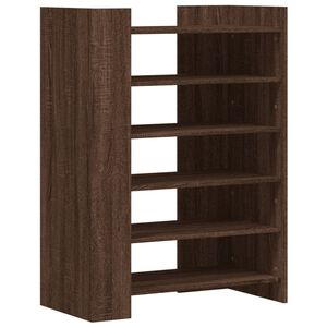 vidaXL jalatsikapp, pruun tamm, 74,5 x 37,5 x 100 cm, tehispuit