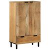vidaXL Highboard Pruun 60x33x100 cm T&auml;ispuidust Mango