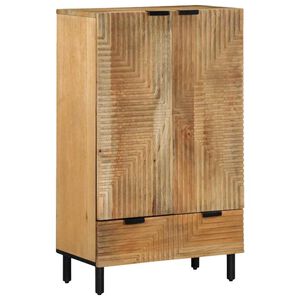 vidaXL Highboard Pruun 60x33x100 cm T&auml;ispuidust Mango
